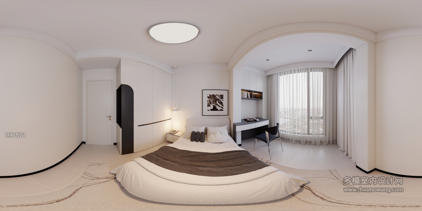 现代简约卧室2