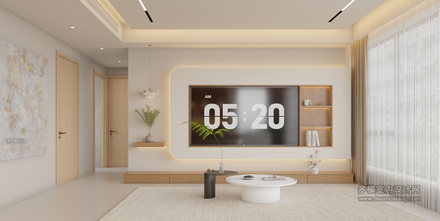 中古客餐厅_电视墙