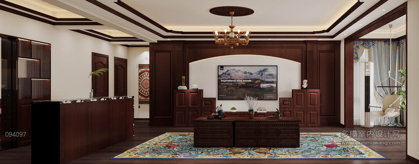 新藏式-客厅特写