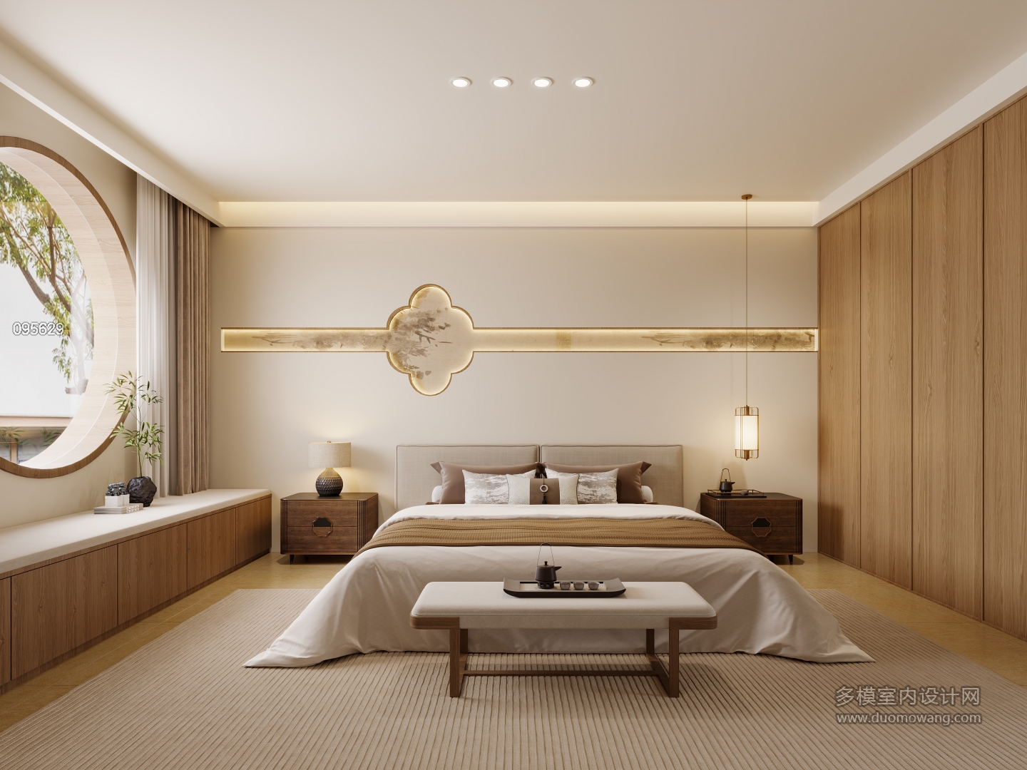 新中式主卧单张