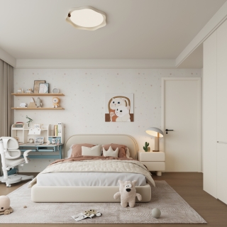 现代轻奢儿童房02