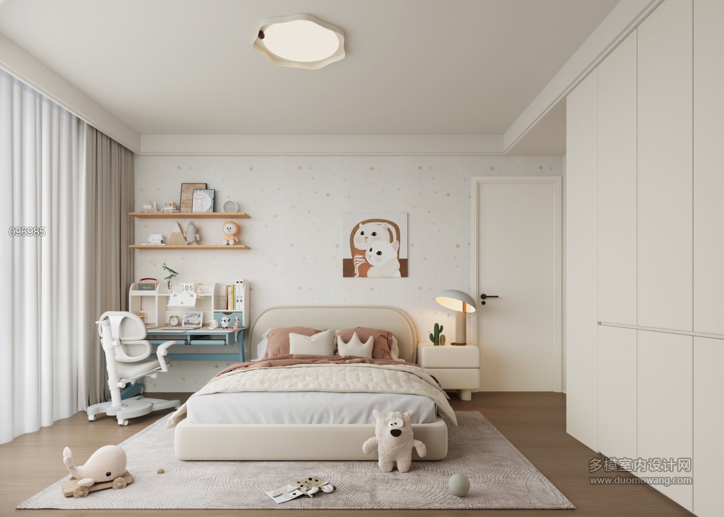 现代轻奢儿童房02