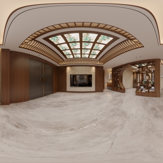 新中式客餐厅全景