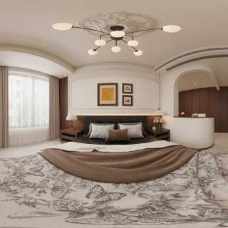 法式中古主卧360