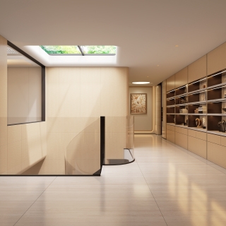 现代负一楼楼道002