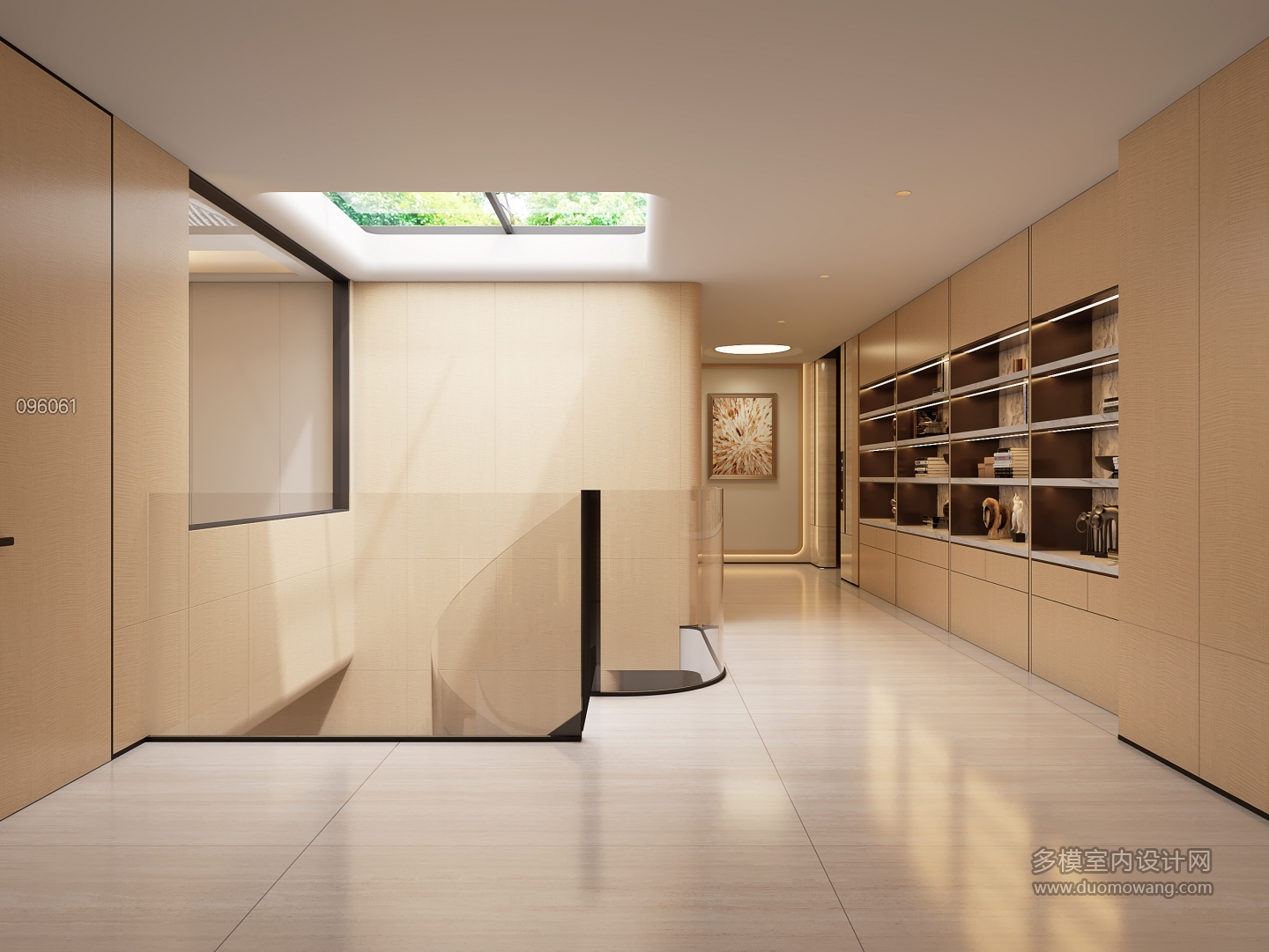 现代负一楼楼道002