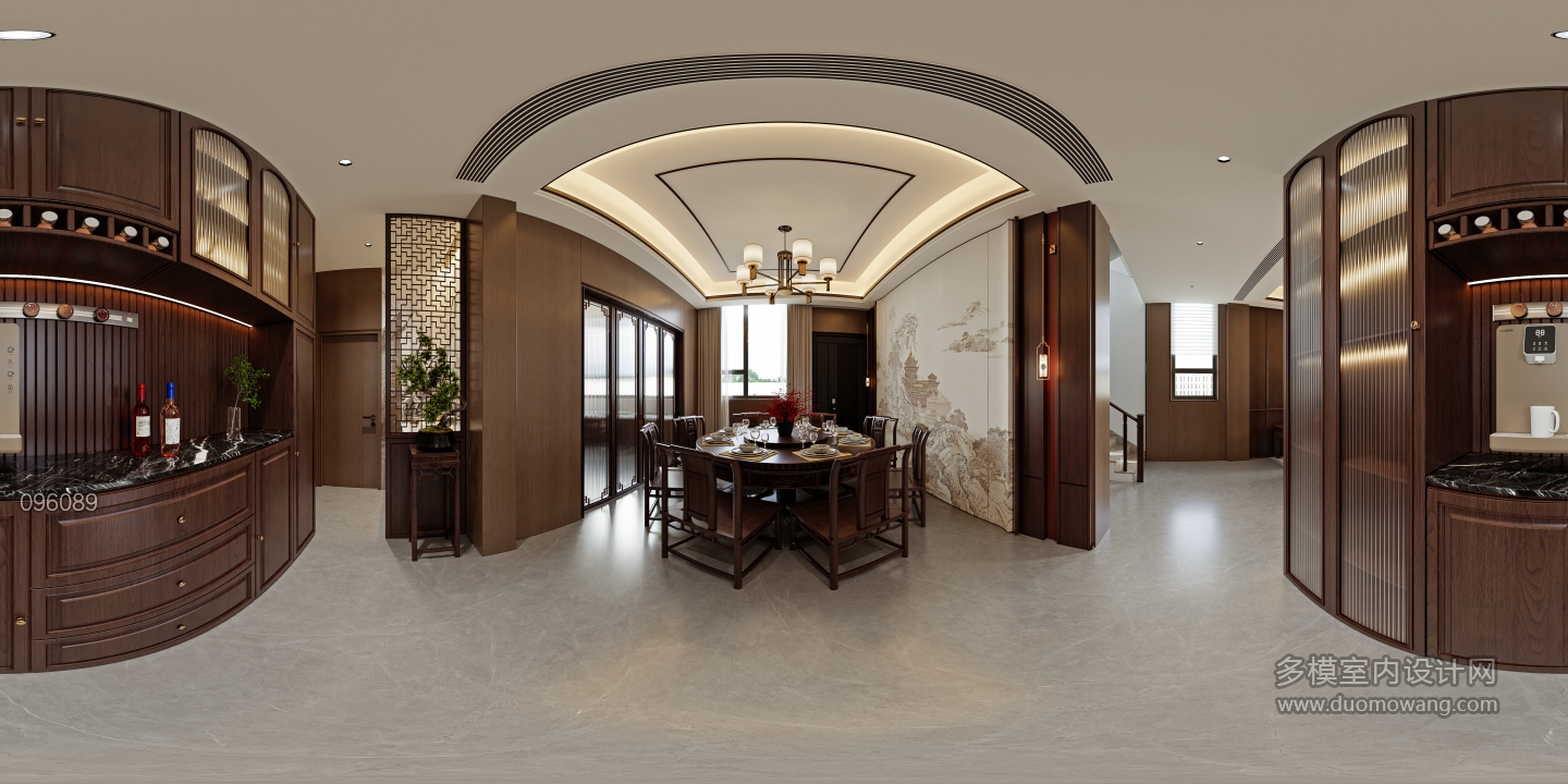 蓬塘熊总新中式别墅314_一层餐厅 拷贝