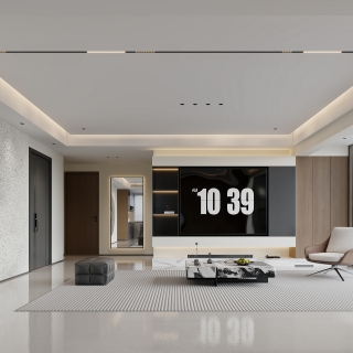 意式电视墙特写