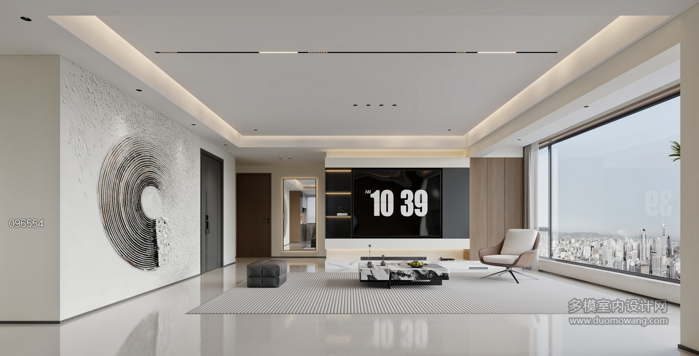 意式电视墙特写