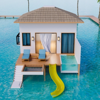 现代度假村外立面