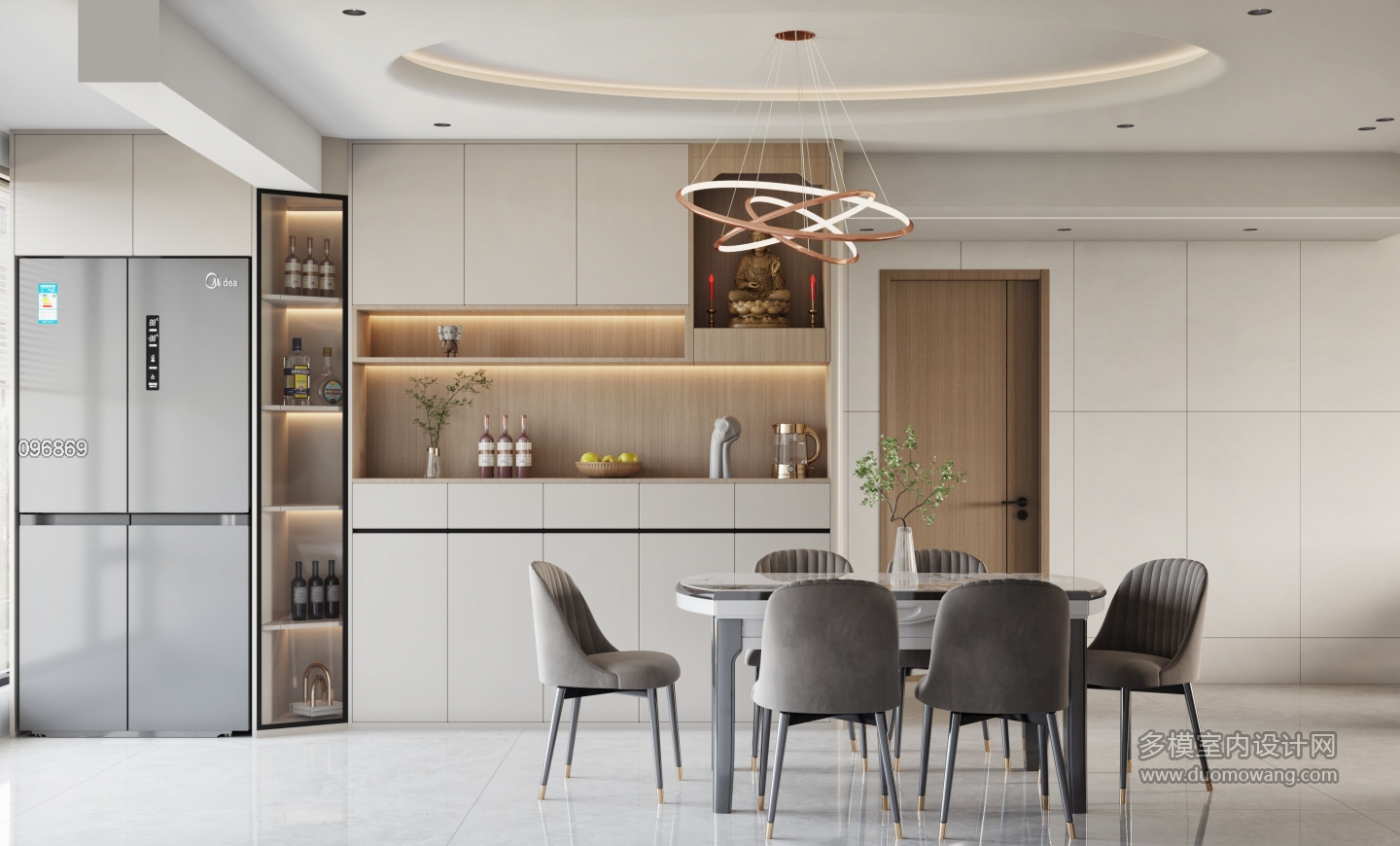 现代餐厅面单张