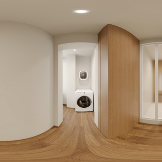 日式更衣区全景