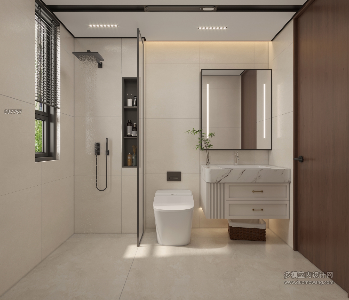 现代中古卫生间