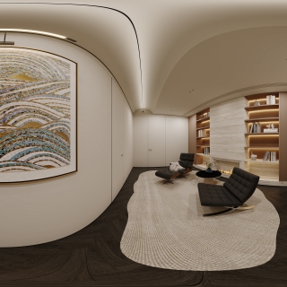 现代轻奢图书吧