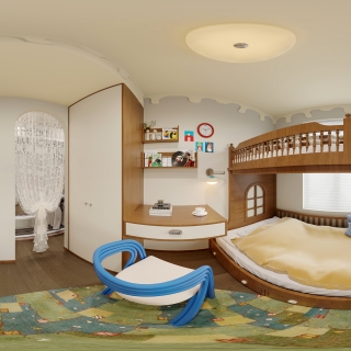 包豪斯儿童房全景