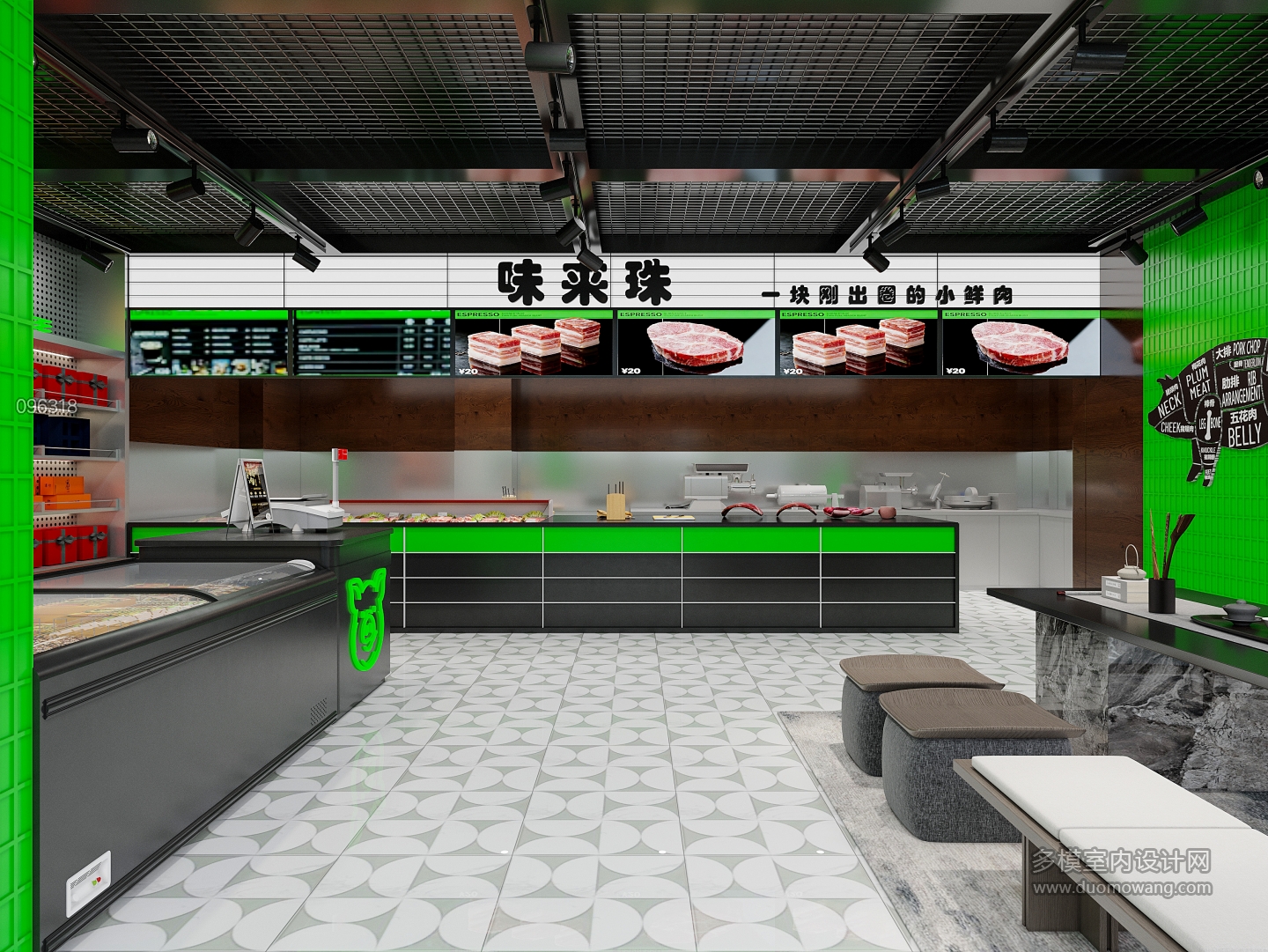 姚工猪肉水饺店_3_互动式灯光混合