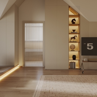 现代奶油客厅二