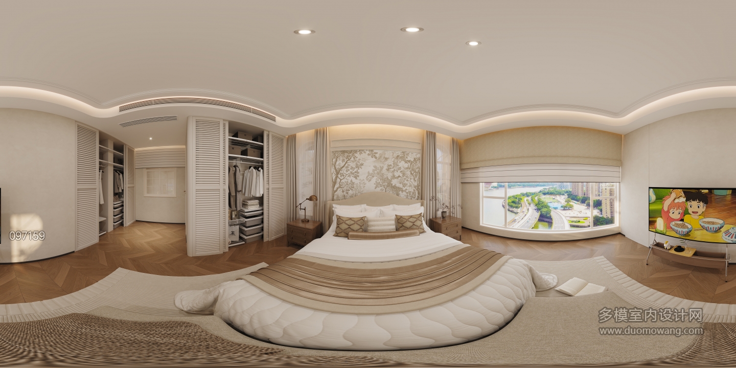 三楼主卧全景