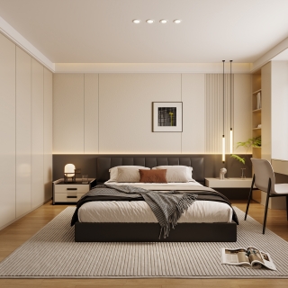 现代卧室单张