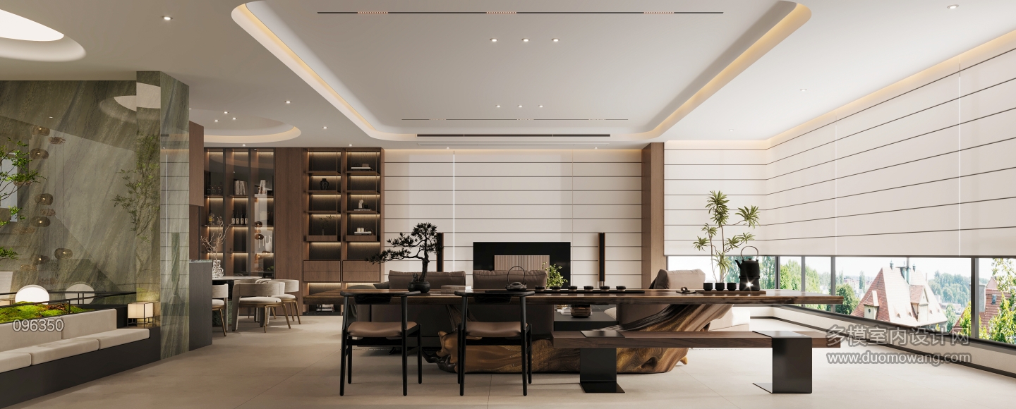 二楼客厅电视背景