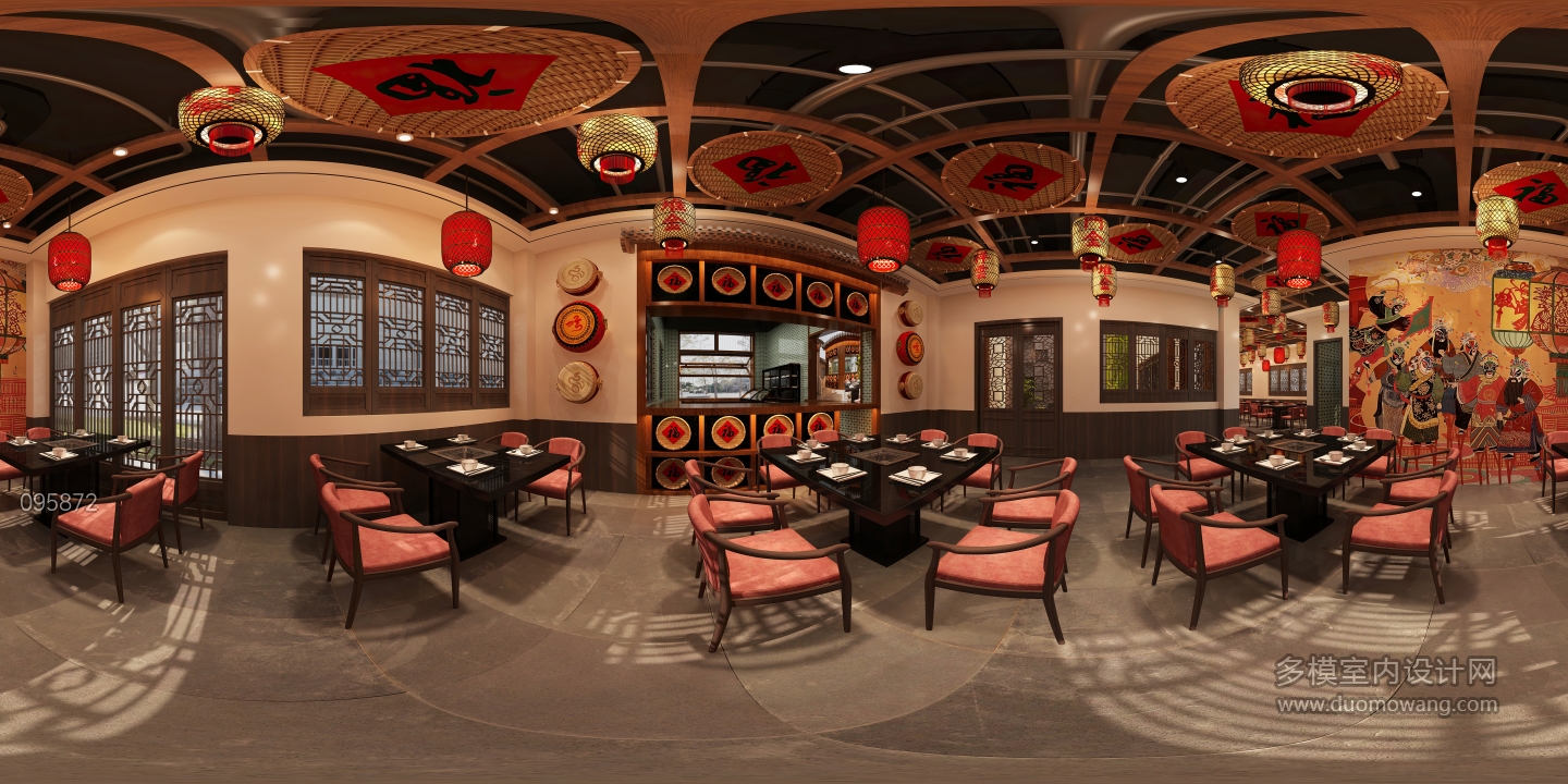 新中式潮汕火锅店1F散座区 (1)