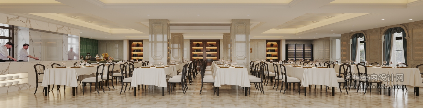 欧式一层餐厅四