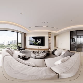 现代客厅360