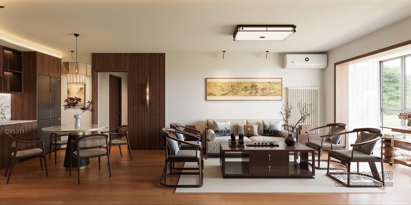 新中式客厅 (10)