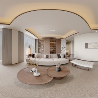 宋式套房客厅全景