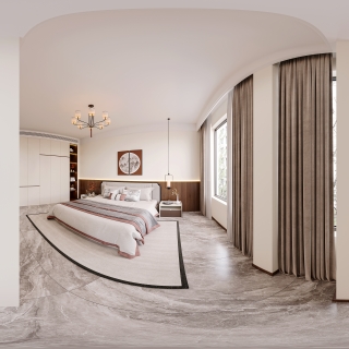 新中式3f主卧360