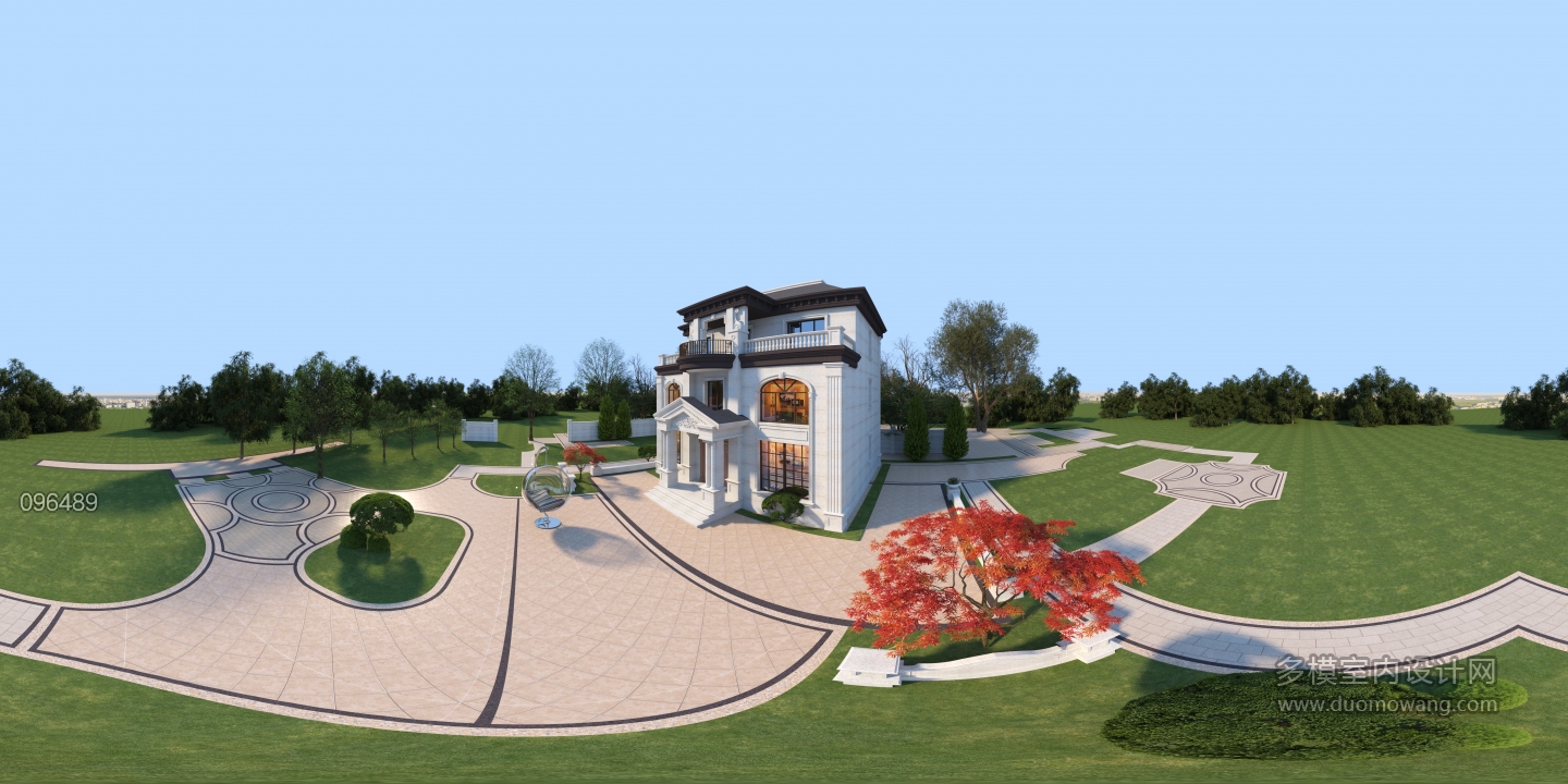 911晋江白别墅全景