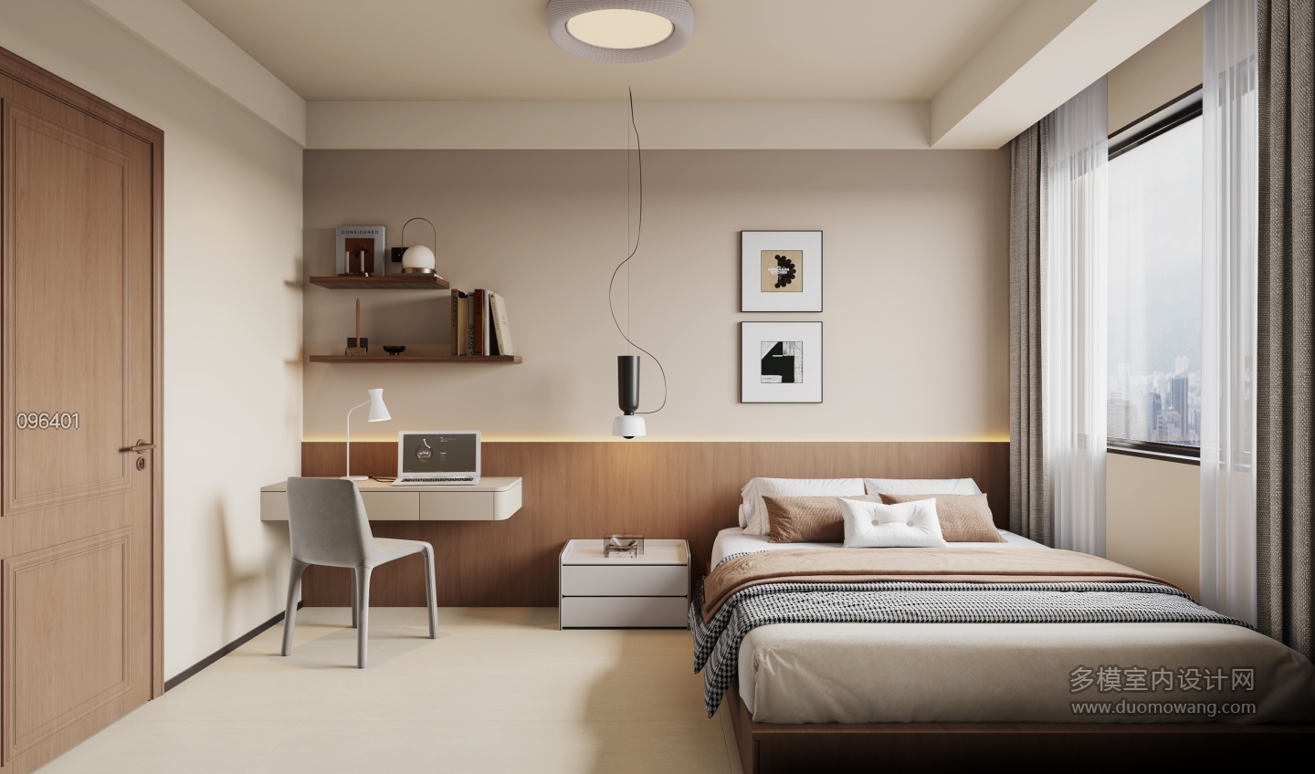 6现代中古风房间02单张