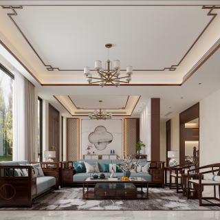 新中式客厅