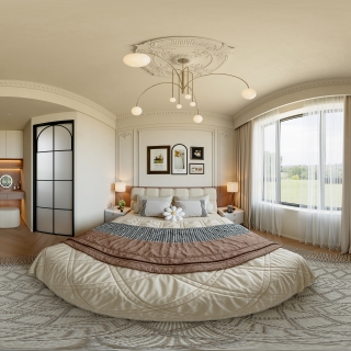 法式主卧360
