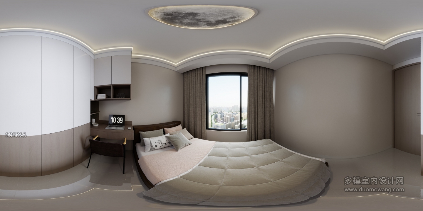 现代卧室 (2)