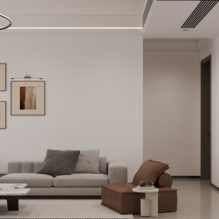 现代沙发背景墙