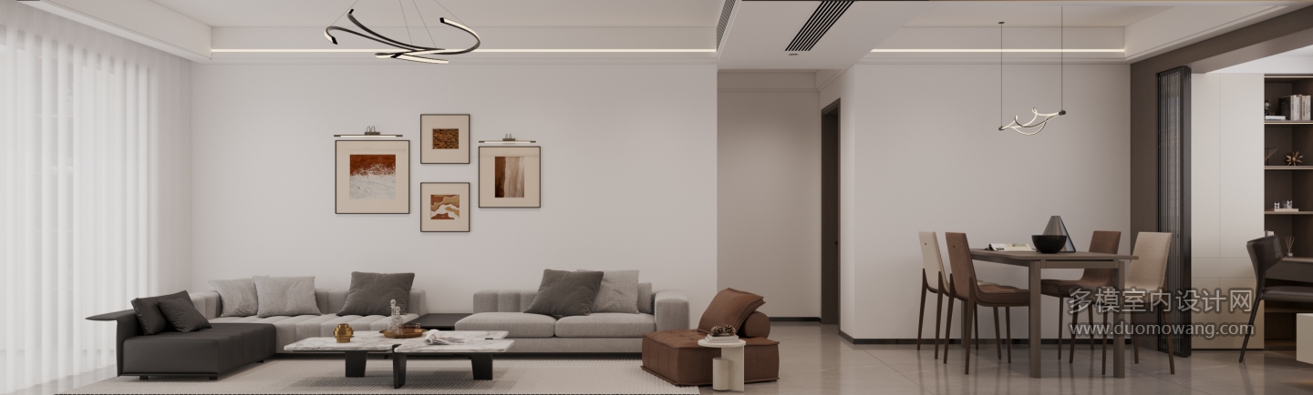 现代沙发背景墙