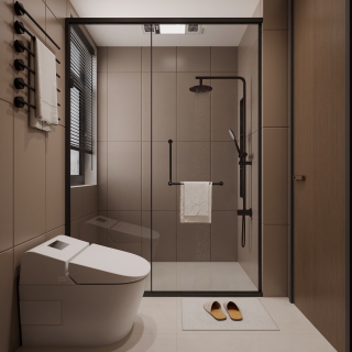 现代卫生间单张