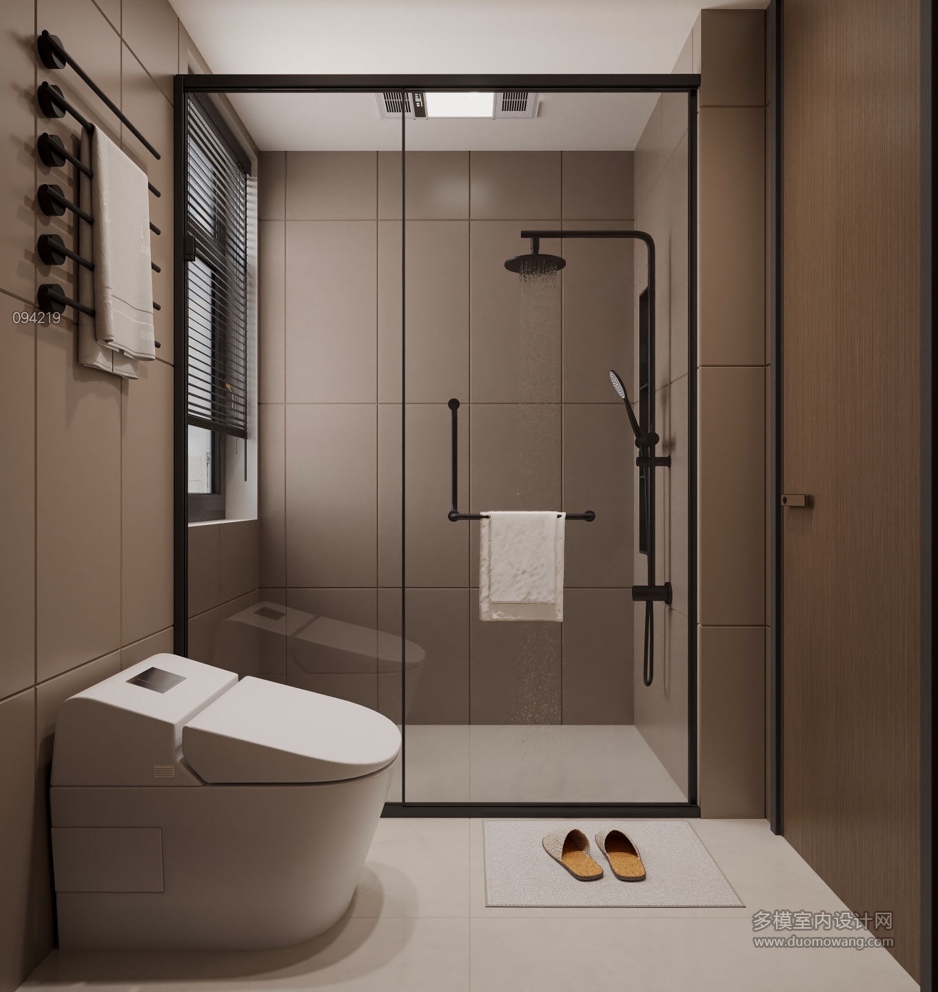 现代卫生间单张