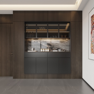 意式餐边柜静态