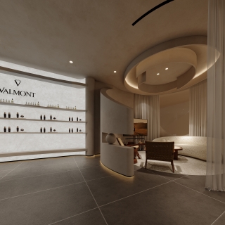 现代美容院洽谈区