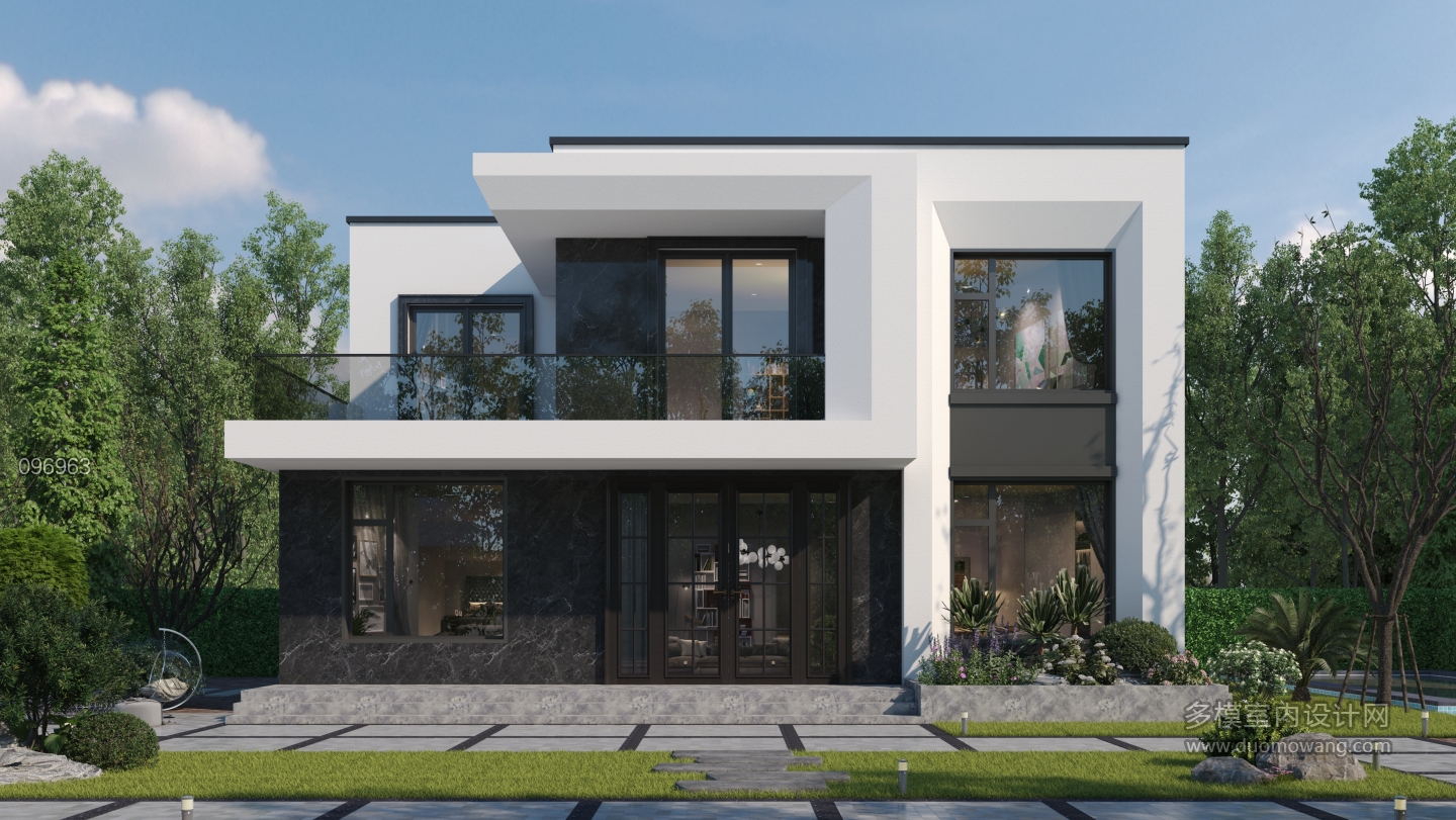 现代别墅外观
