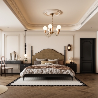 法式复古二楼主卧