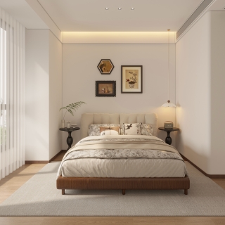 现代中古卧室