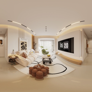 1现代客餐厅全景