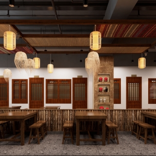 中式 古城味道全羊馆 大厅02