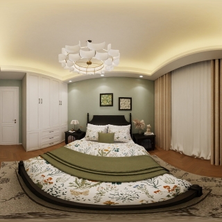 美式田园次卧室