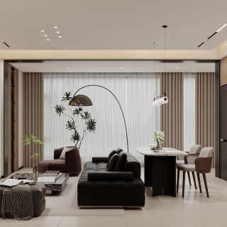 现代-客厅特写2