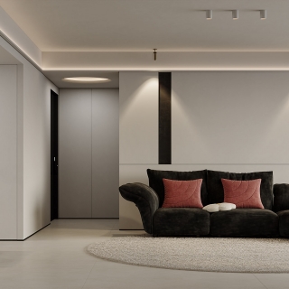 现代沙发背景特写