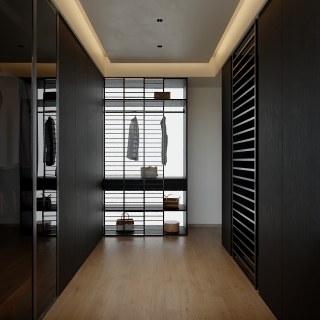 现代衣帽间